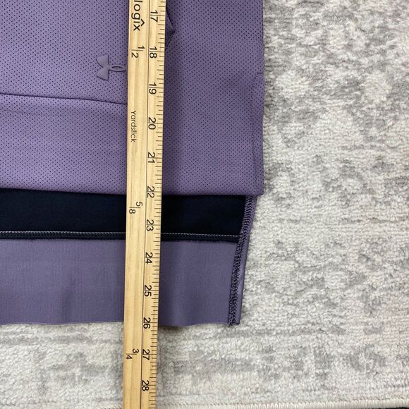 Under Armour Sweatshirt Sweater Turtleneck Loose Long Tail Light Mauve Size XS - Picture 3 of 6